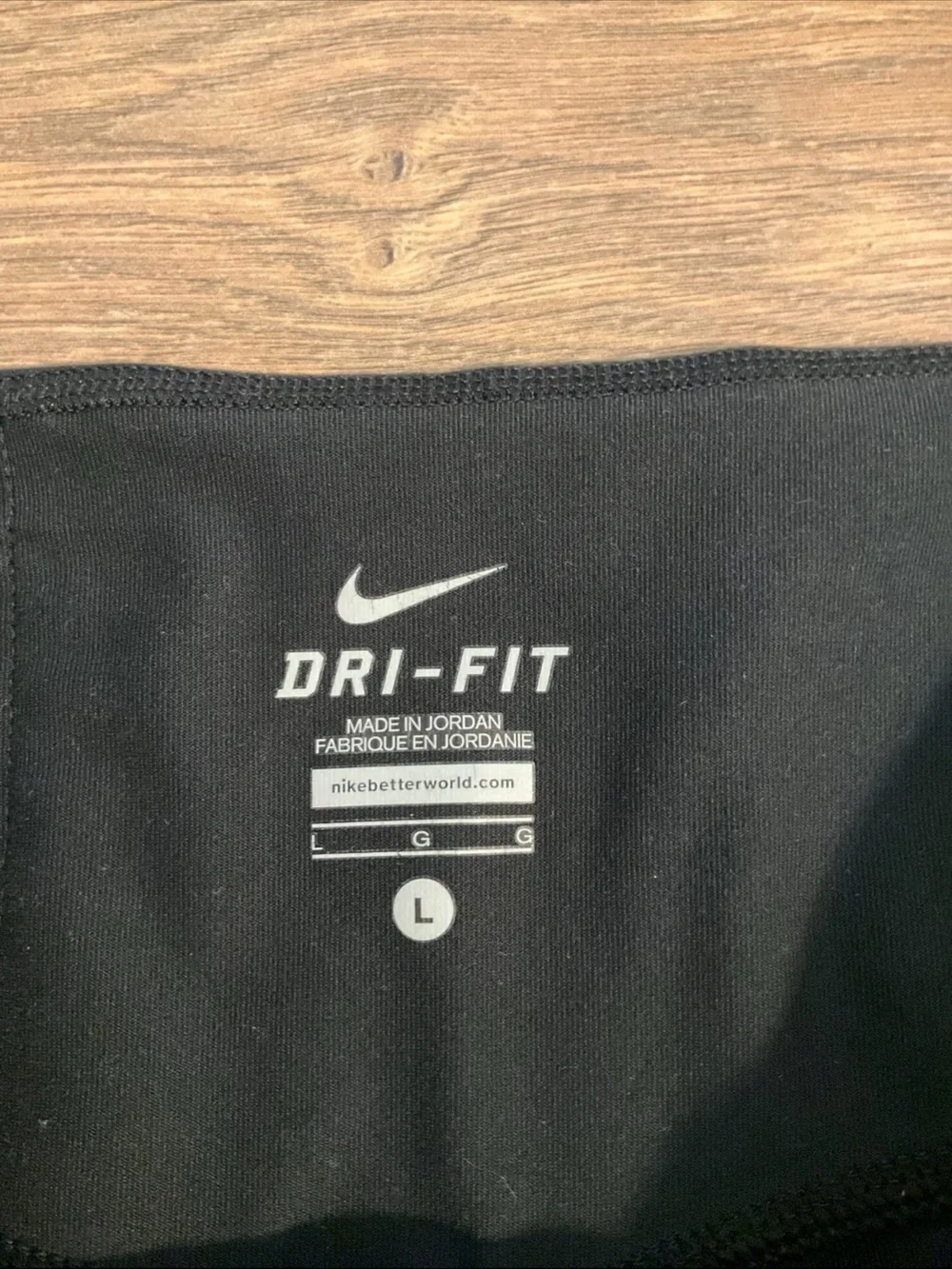 Nike Dri-Fit black capri Leggings, L